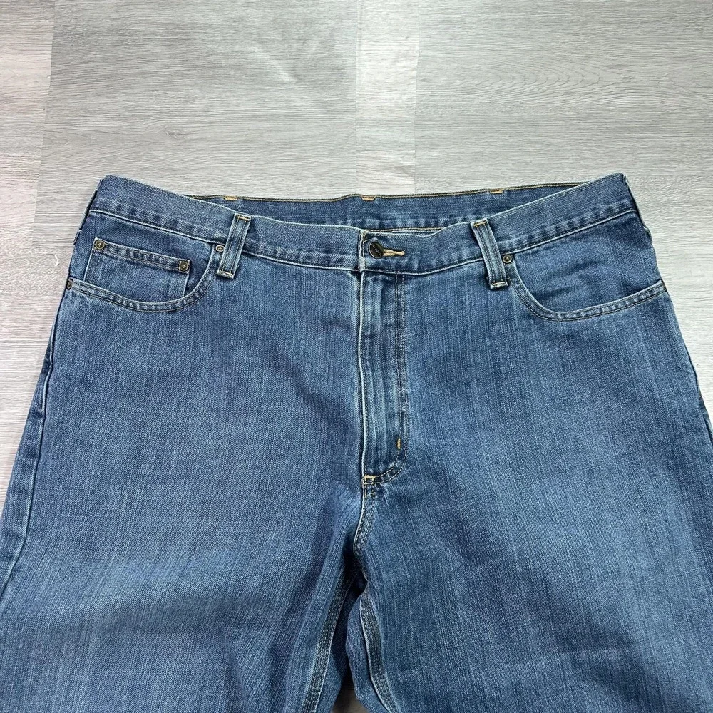 Carhartt 101483-980 Jeans Mens‎ 40x32 Blue Relaxed Straight Denim Medium Wash